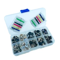 hl 10 different team 1 box 200pcs 10mm 11mm plating buttons diy apparel sewing accessories