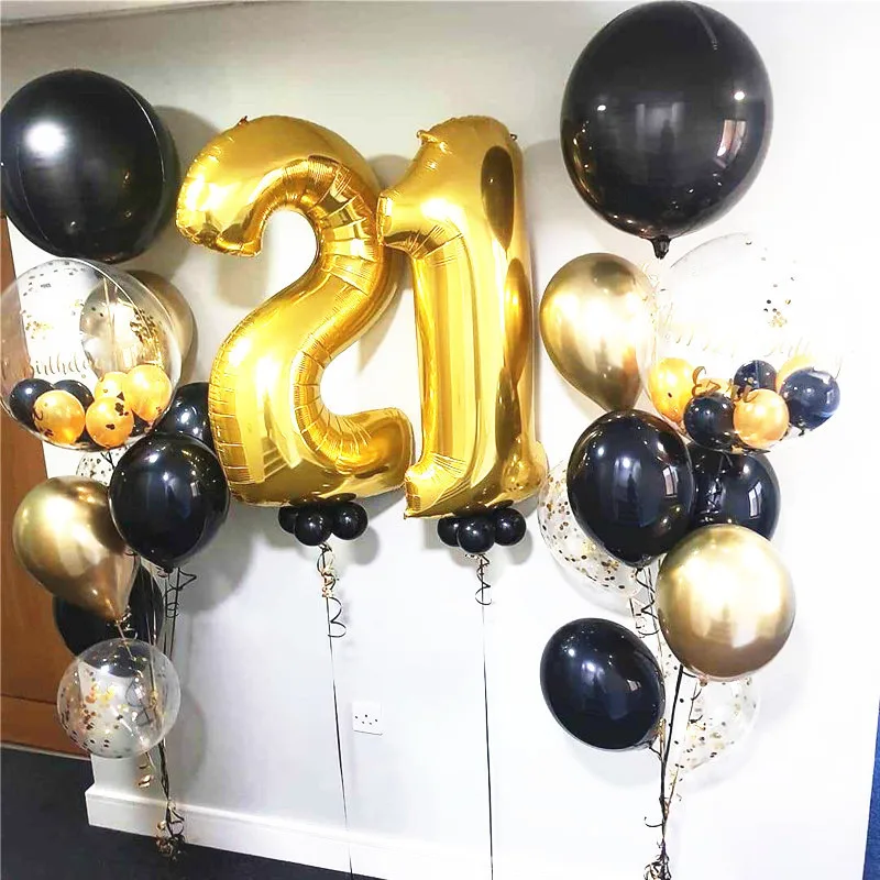 32 дюйма Количество воздушных шаров 1 Набор С Днем Рождения воздушные шары палка