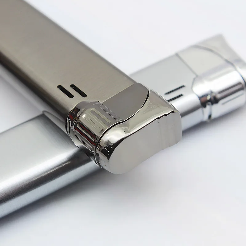 Индивидуальная Мода для мужчин и женщин длинная полоса ветрозащитная Зажигалка