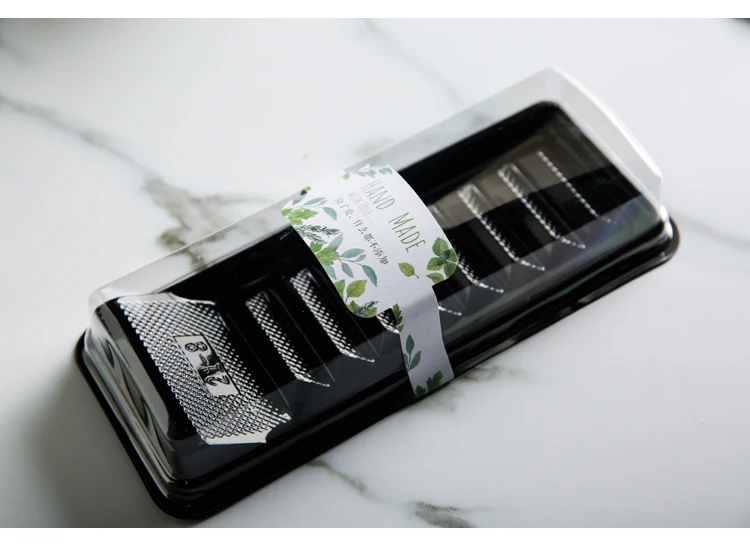 50 шт. упаковка для 8 тортов десертов блистерная коробка с наклейкой выпечки торта