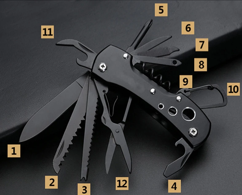 Многофункциональные ножи многофункциональный нож 12 в 1 набор инструментов для