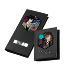 Кошелек для монет в стиле аниме бродячие собаки, короткий бумажник для мальчиков, милая сумка для денег, длинный мультяшный кошелек, мужской клатч