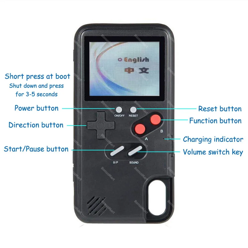 36 Games Console Case for Huawei P30 P40 P20 Pro Mate P 20 30 40 Nova 3 4 5 7 Honor 20 8X Case Playable Protective Cover Gift