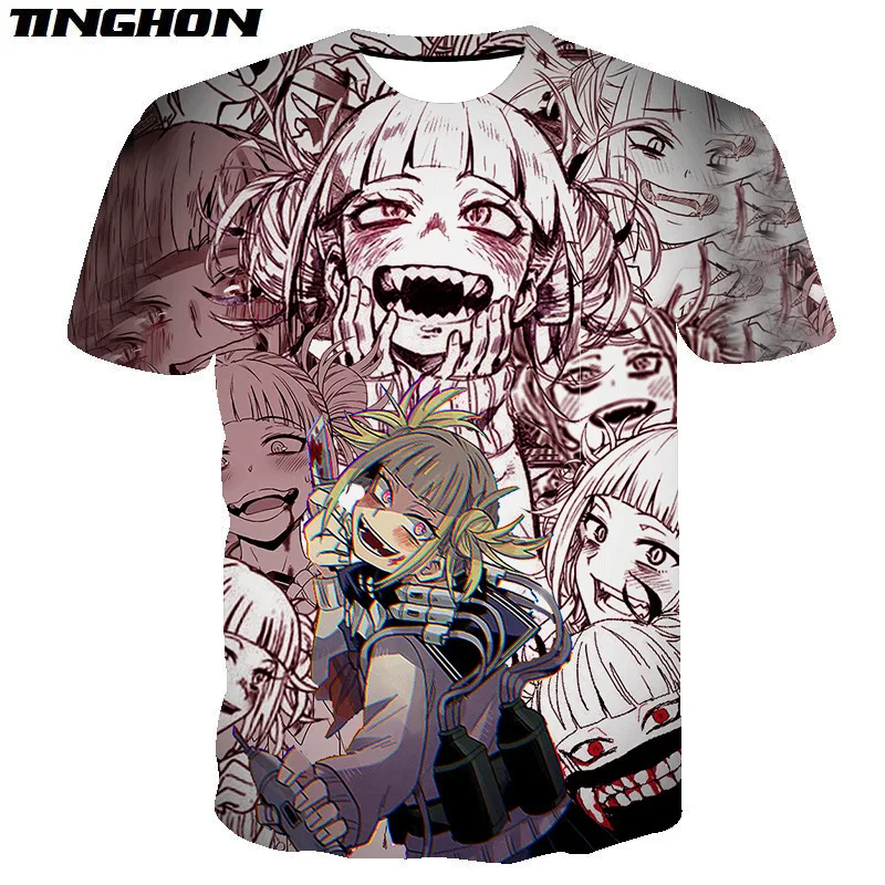 

XS-7XL NEW My Hero Academia 3D Print Men Women Short Sleeves Tops Tees Summer Streetwear Casual T shirt 05