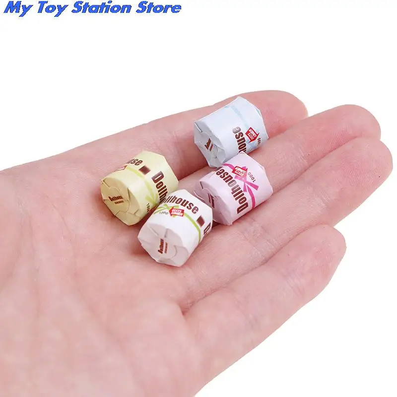 

Случайный 2 шт. 1/12 миниатюрный рулон бумаги для кукольного домика аксессуары для декора ванной комнаты