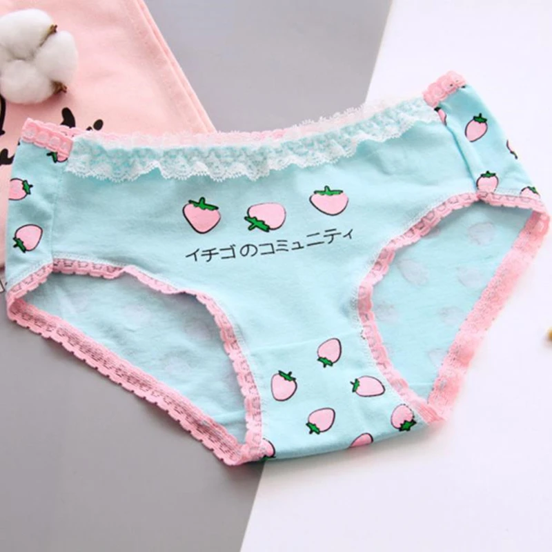 Фото Женские сексуальные милые Kawaii японское клубничное нижнее белье пастельные Женские сексуальные милые Kawaii японское клубничное нижнее белье пастельные