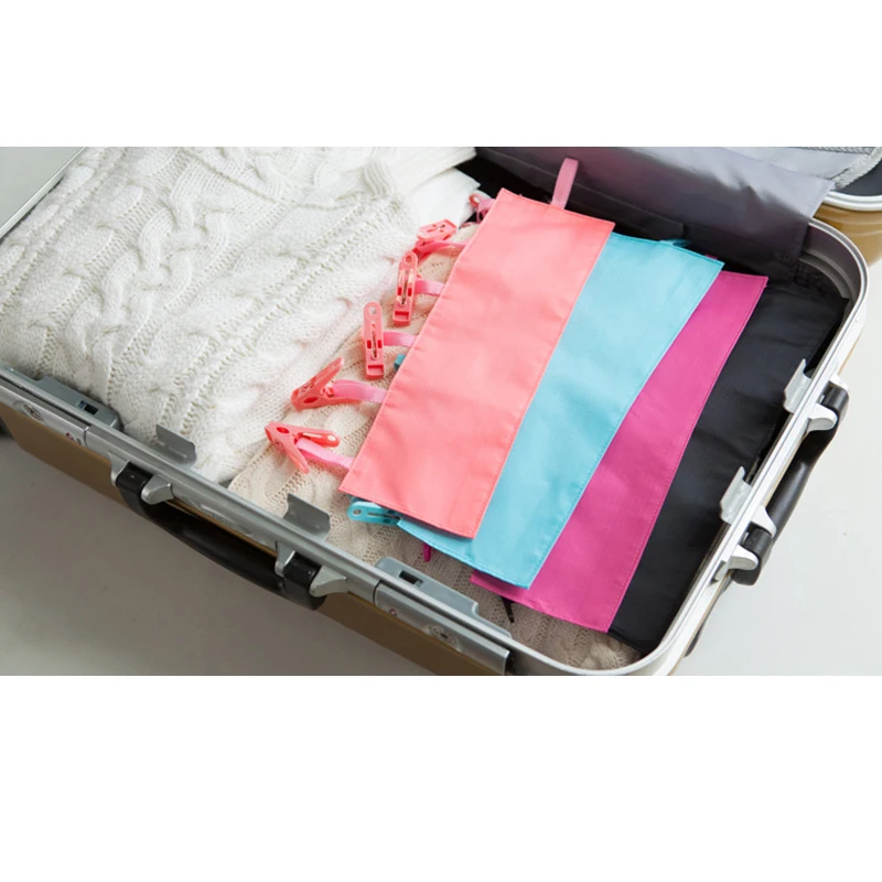 Портативный зажим для хранения складные пластиковые ванные комнаты вешалка