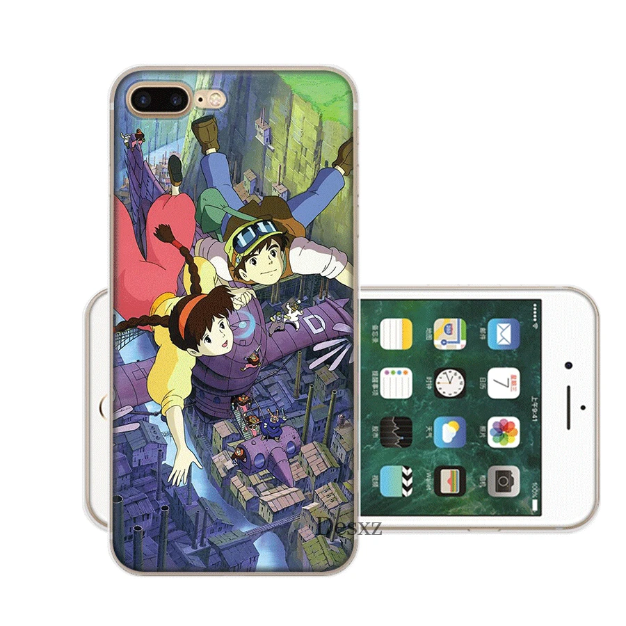 Мобильный телефон чехол для iPhone 11 Pro XR X XS Max 7 8 6 6s Plus 5 5S SE Laputa Castle In The Sky Shell |