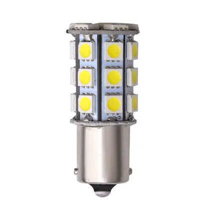 20 шт. 1156 BAU15S PY21W 5050 27SMD Автомобильные стоп сигналы автомобильная лампа заднего