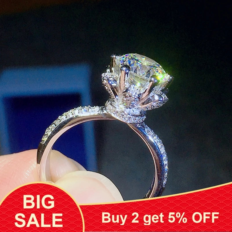 Женское кольцо из серебра 925 пробы с фианитом | Украшения и аксессуары