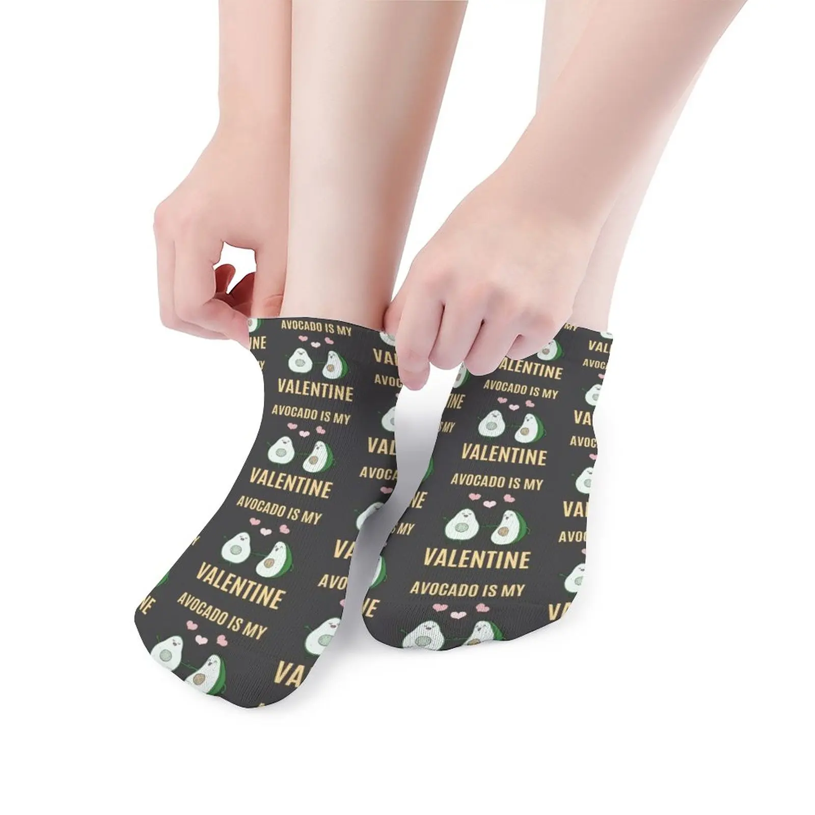 

Avocado Socks Female Hockey Socks Non-Slip Drawings Large Chemical Fiber Colorful Socks