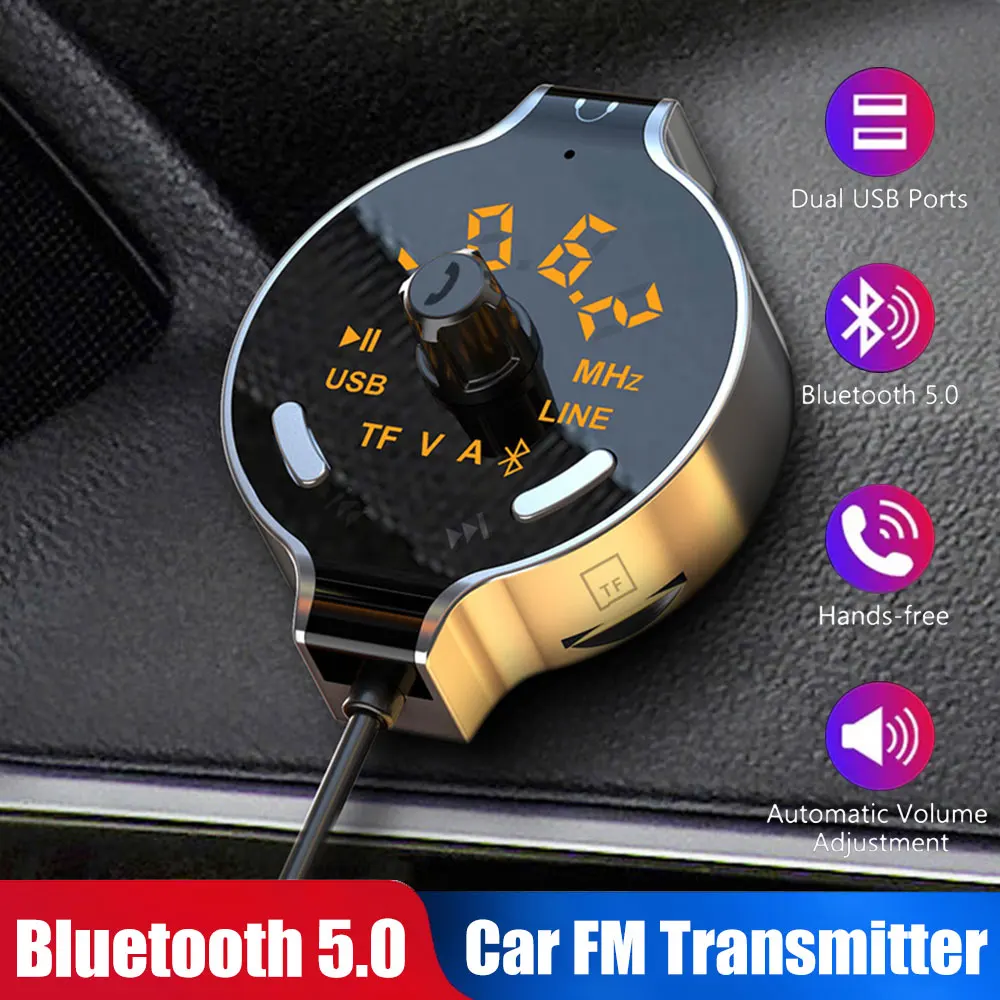 ЖК дисплей Автомобильный комплект MP3 Bluetooth плеер USB Автомобильное зарядное