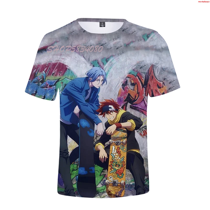 

Hot Japanese Anime Shirt Vintage Women TShirt Sk8 The Infinity T-shirts Snow Shadow Reki Joe Cherry Adam Miya T-Shirt Oversized
