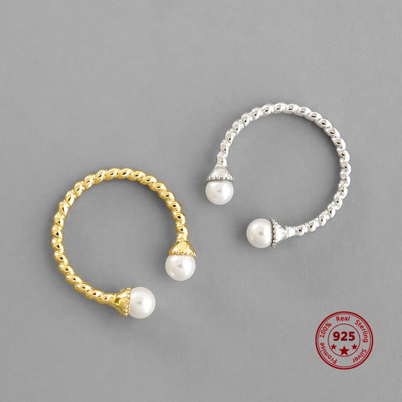 Корейская версия 925 пробы Серебряное Новое Трендовое женское кольцо овальной