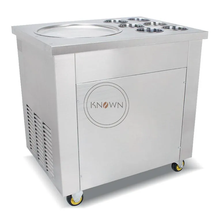 Нержавеющая сталь 220 в 110 В быстрая морозильная камера Таиланд круглая сковорода