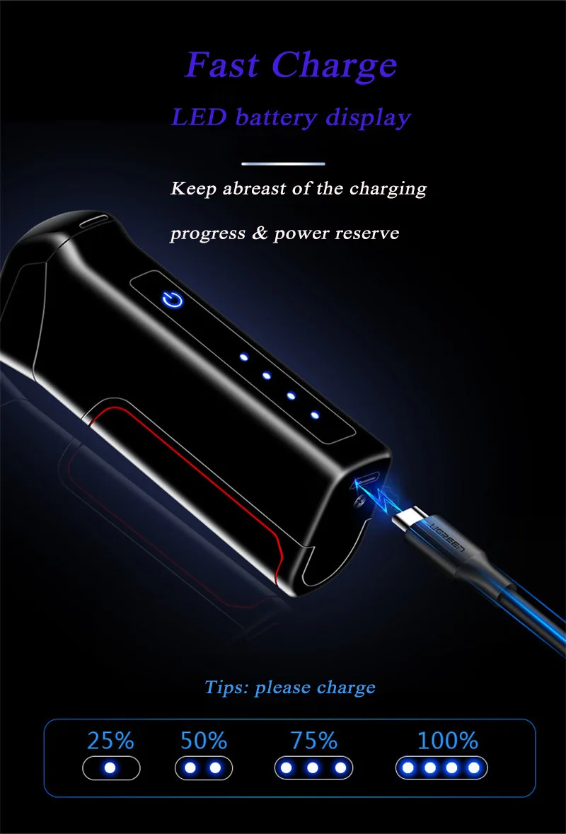 

The trend of the new style of replaceable battery rotating rechargeable Firefox lighter USB electronic windproof cigarette light
