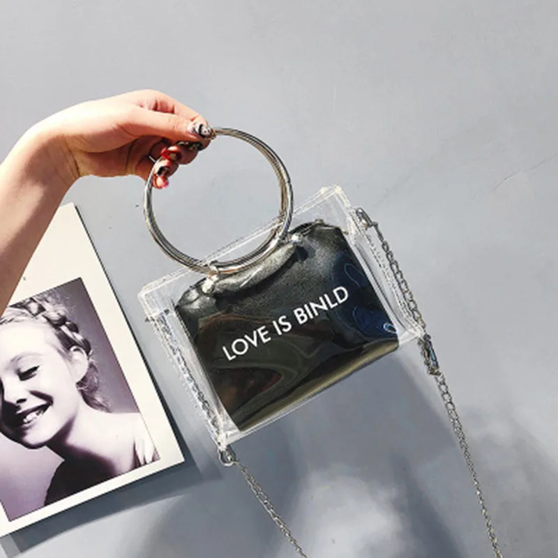 Маленькая сумка женская 2019 новая волна летняя Лазерная Корейская версия