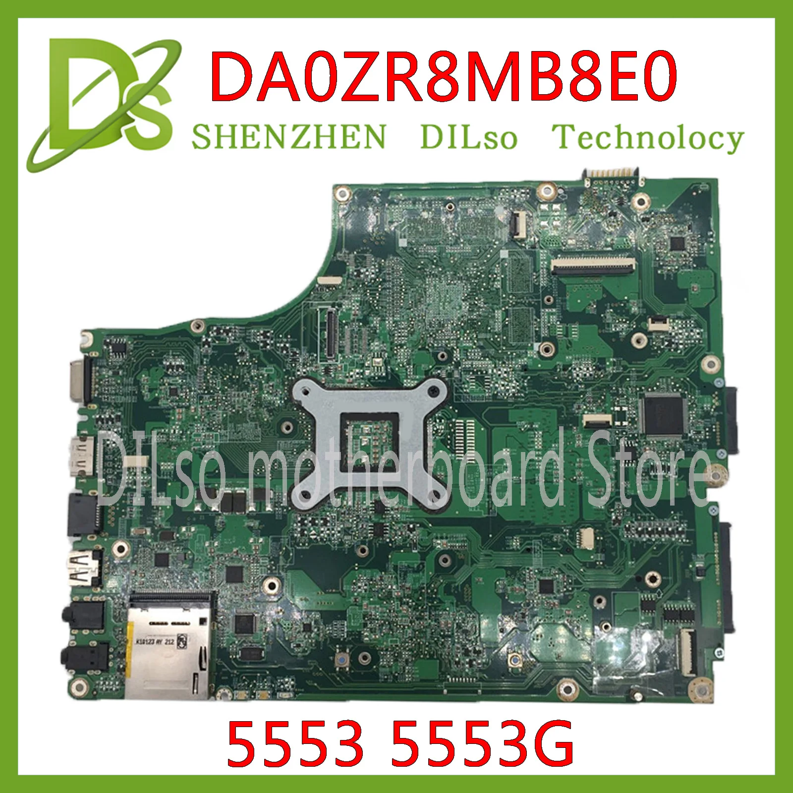 

KEFU DA0ZR8MB8E0 MBPV606001 Mainboard For Acer aspire 5553 5553G Laptop Motherboard GM MB.PU906.001 Test work 100% original