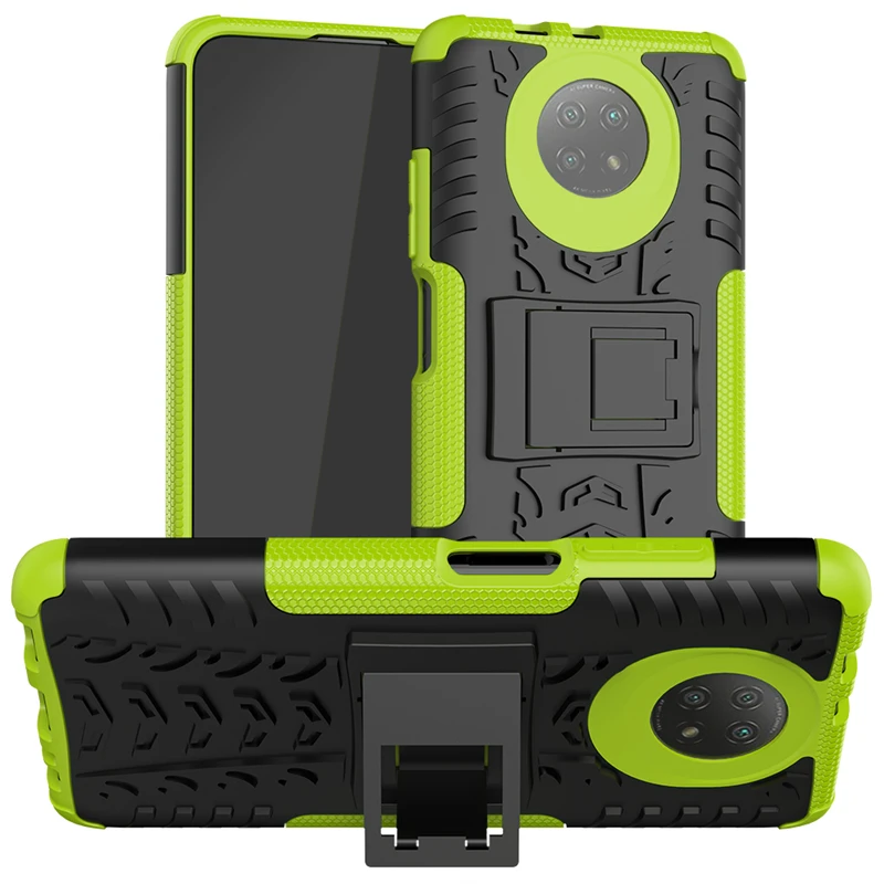 Cover For Xiaomi Redmi Note 9T Case Rubber Bumper Dual Layer Armor Cover For Redmi Note 9T Phone Case For Redmi Note 9T 5G Case