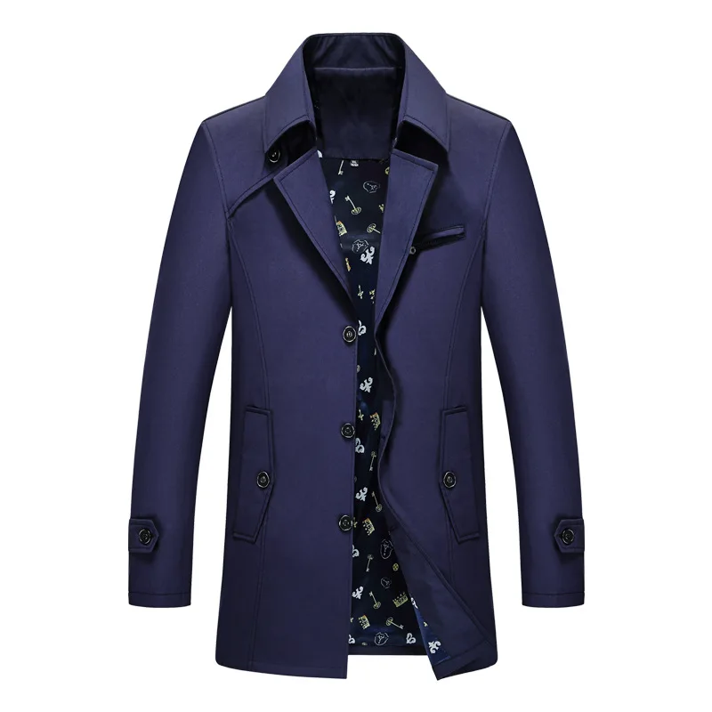 

Trench Coat Mens Jacket Plus Size 7XL,8XL,9XL Autumn Long Coat Mens OverCoat Slim Fit Brand Clothing Windbreaker Male Business