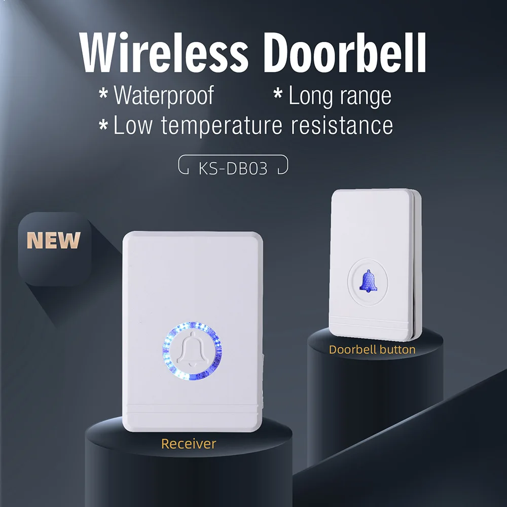 

Wireless doorbell home ultra-long-range remote control elderly caller smart AC doorbell