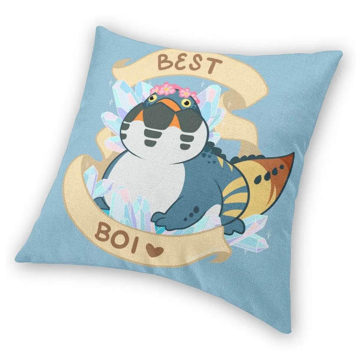 Dodogama Best Boi MonHun World квадратная подушка чехол полиэстер Лен бархат печатный молния