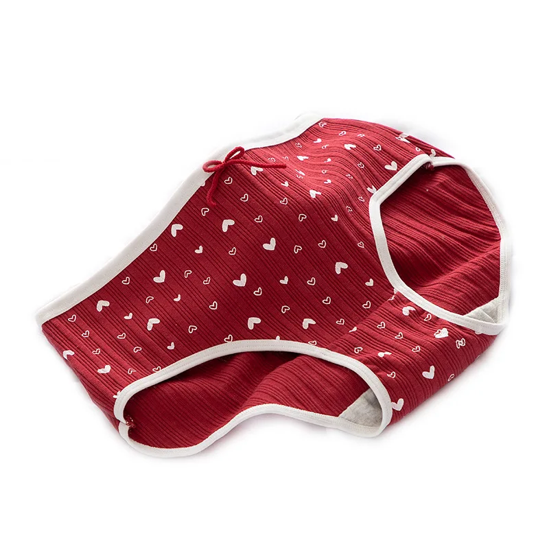 

5PCS/lot Lovely Women Panties Strawberry Print Sexy Underwear Women Cotton Panties Ladies Fashion Breathable Panties Plus size