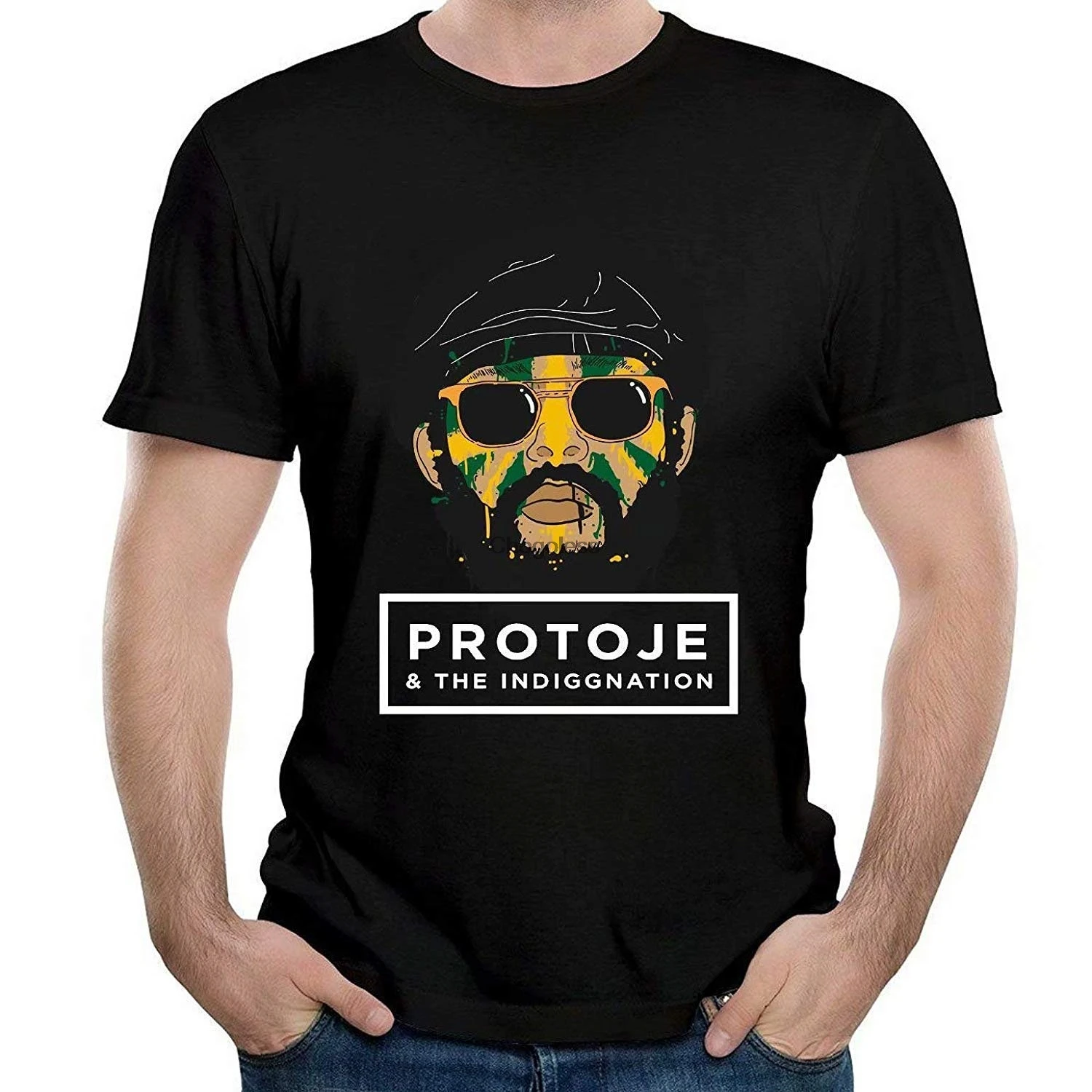 

LILILOV Protoje Printed Tops T-Shirts Women's tees v04