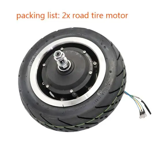 2xoffroad tire motor 60 в 1600 Вт Электрический мотор для скутера внедорожные/дорожные шины электрический моторный концентратор колеса двигателя для 1" скейтборд ховербо Kick E скутер - Цвет: 2xoffroad tire motor