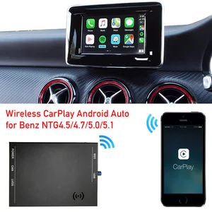 Беспроводное обновление Apple CarPlay box для автомобиля класса W176 CLA C117 GLA X156, головное устройство, comand radio NTG4.5 4,7, система android auto