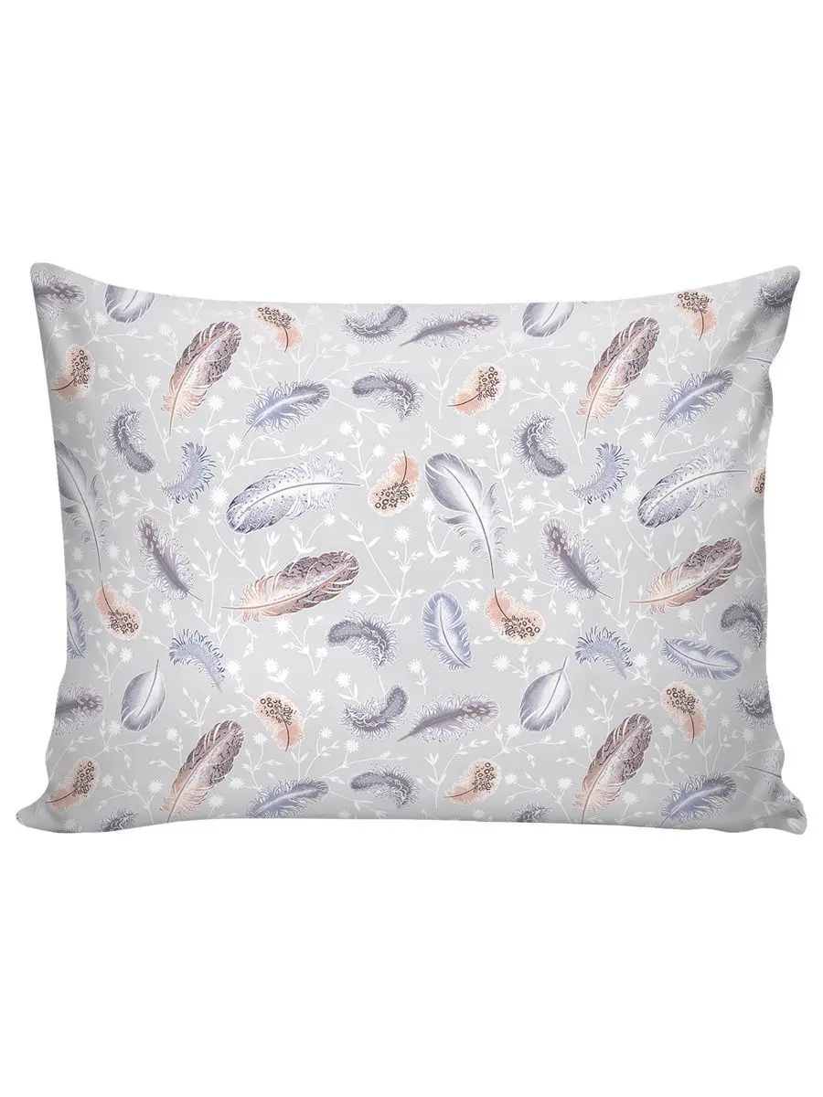 Постельное белье Сказка &quotПерышко&quot евро Наволочка 50х70 2шт Простынь на резинке