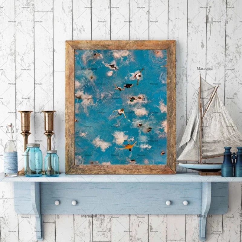 Настенная картина для летней вечевечерние скандинавский постер воздушной