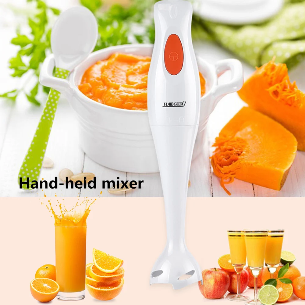 

300W Kitchen Detachable Hand Food Blender Stainless Steel Electric Vegetable Fruit Mixer Kitchen Multifunctional Whisk Eu Plug
