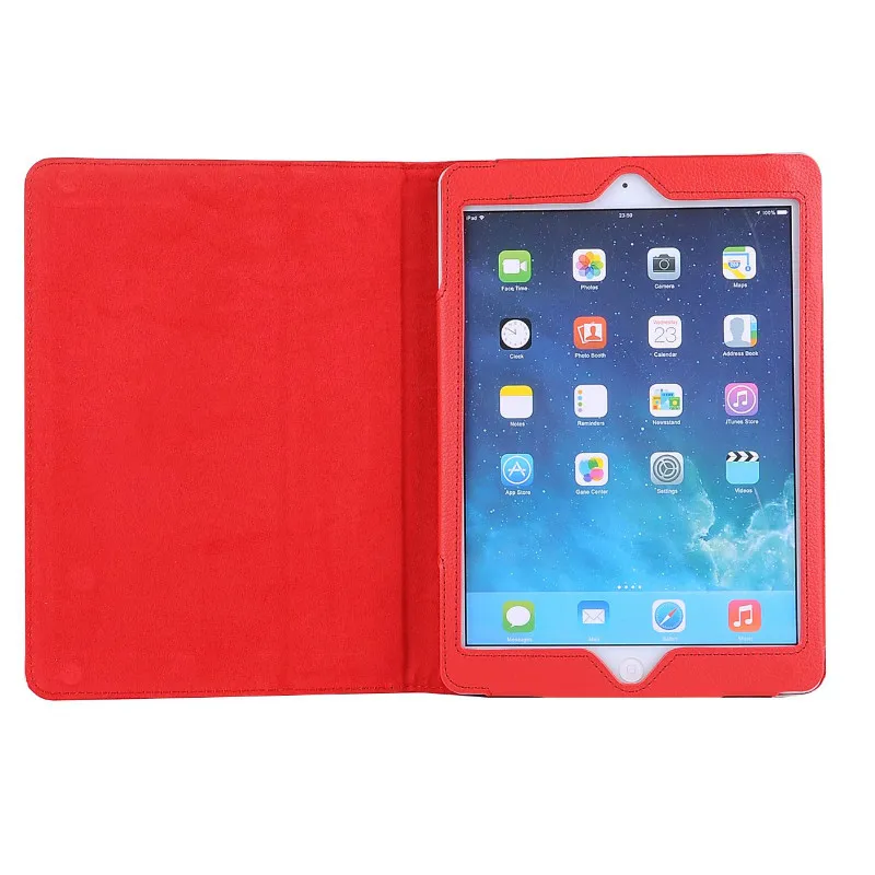 Для iPad Mini 4 Чехол A1550 A1538 Авто спящий/Пробуждение Флип личи PU кожаный чехол для ipad