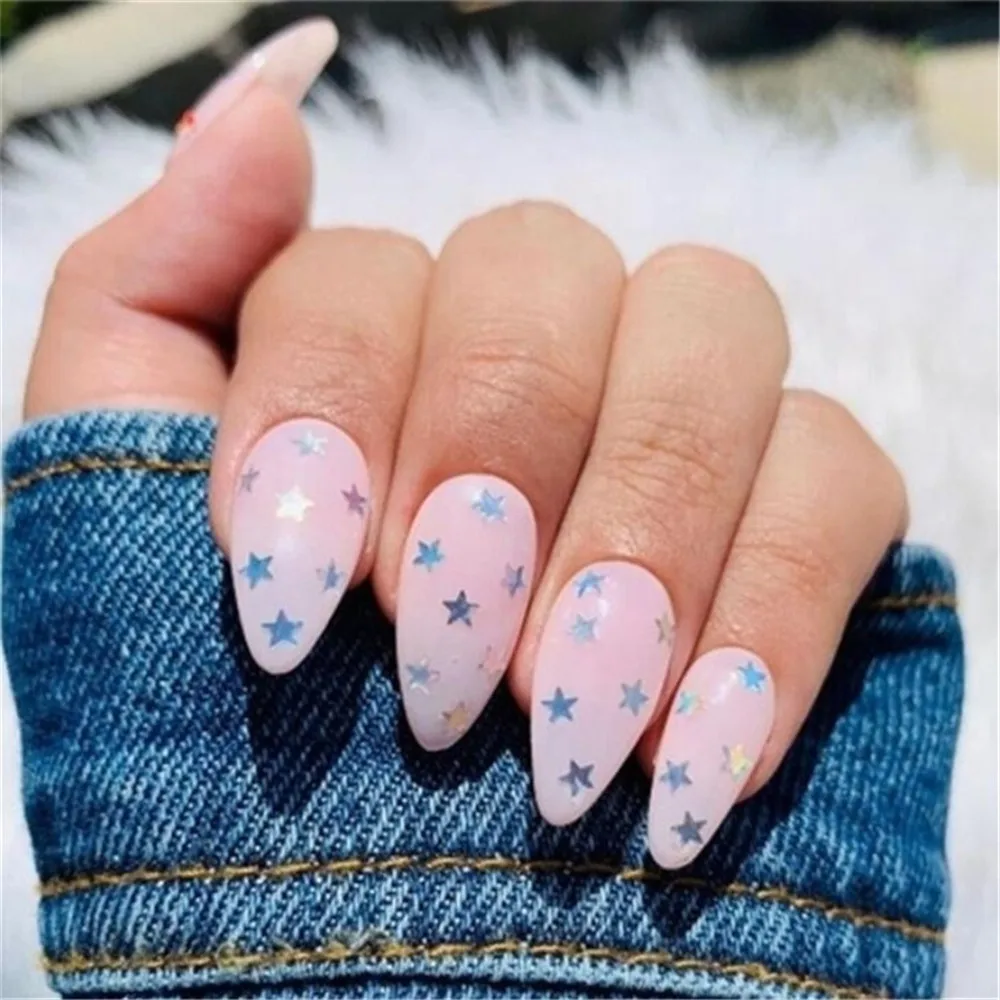 

12 Cells/Box Mixed Color Round Ultrathin Sequins Colorful Nail Art Glitter Tips UV Gel 3D Nail Decoration Manicure Accessorie