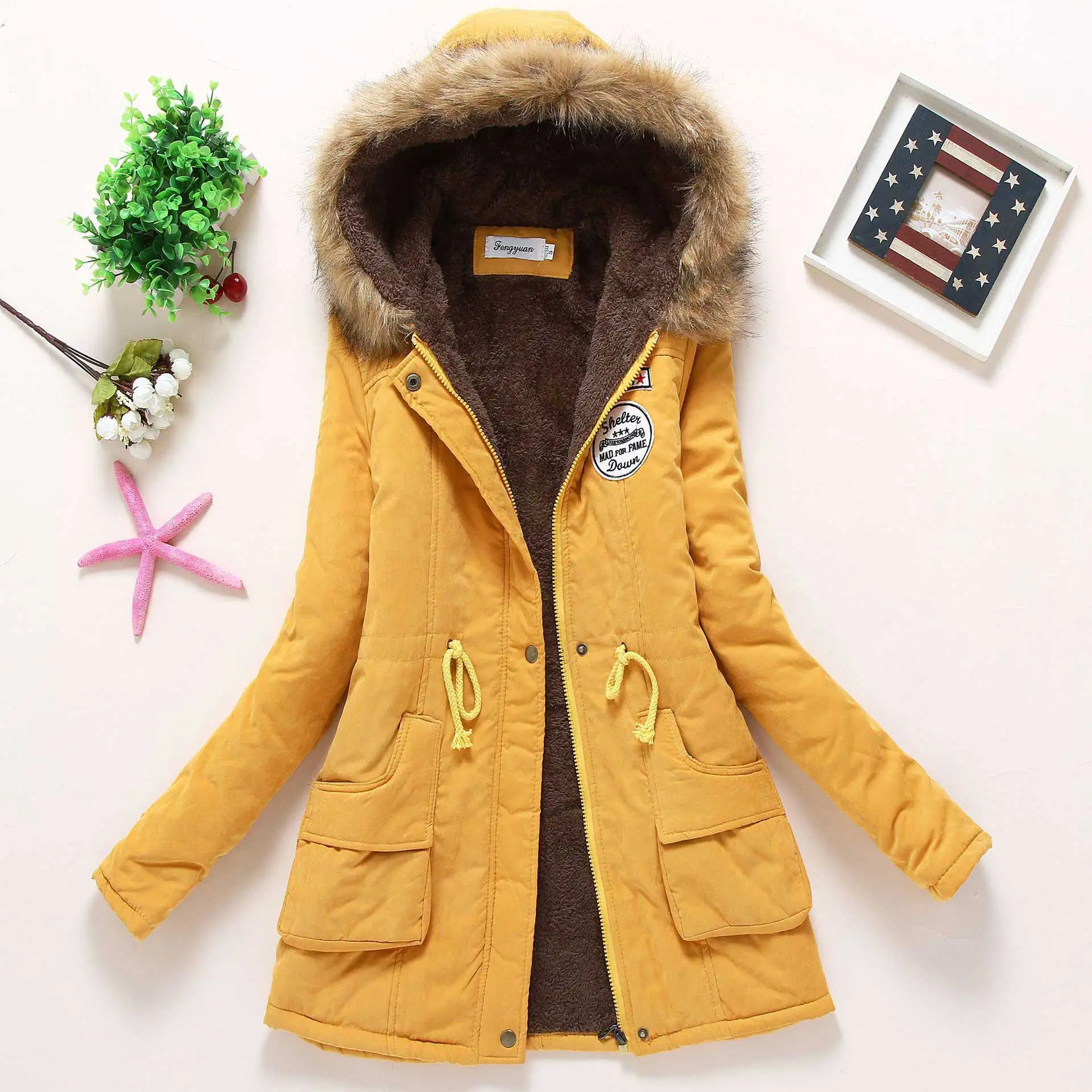 

Women jackets winter coats 2022 thick warm hooded parkas woman coats casual cotton-padded female wadded jacket outwears