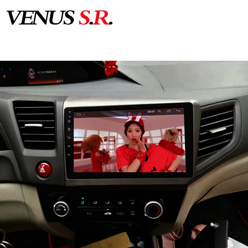 Автомобильный dvd-плеер VenusSR на Android 8 1 2.5D для Honda civic 2012-2015 мультимедийное головное