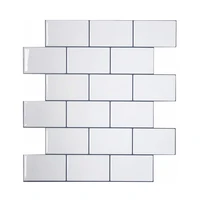 vividtiles thicker subway tiles peel and stick premium wall tiles stick on tiles kitchen backsplash 5 pieces pack