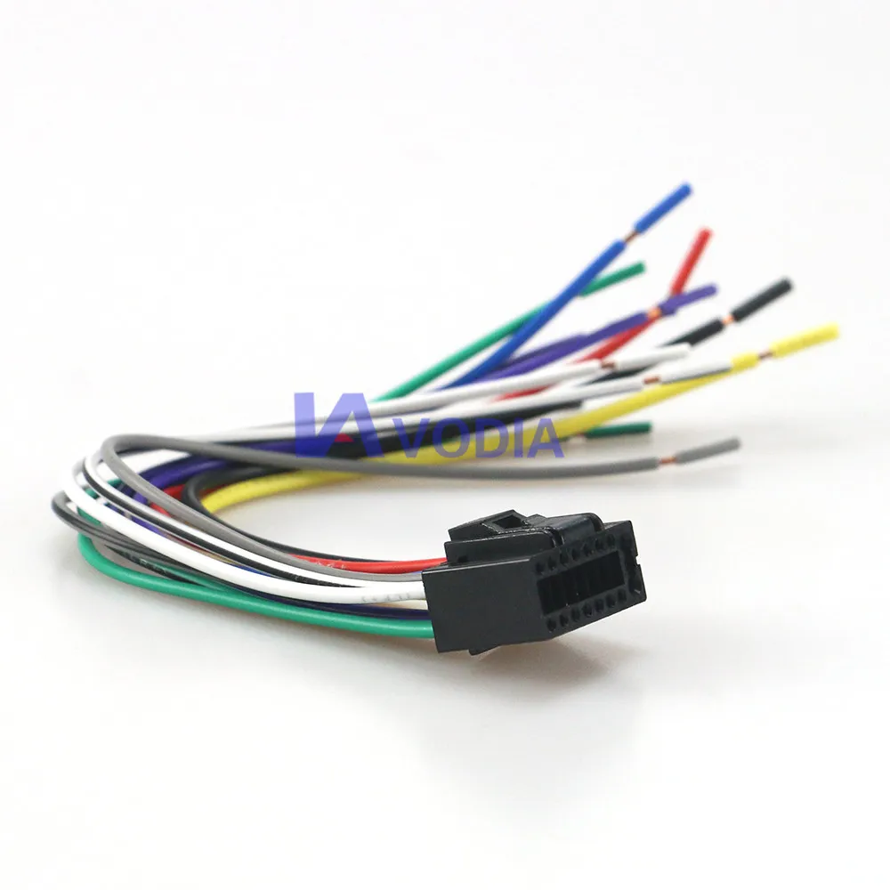15-003 автомобильный ISO жгут проводов для KENWOOD DPX-для JVC KD- Стерео радио провод адаптер