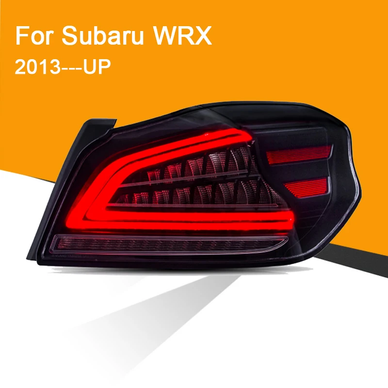 1 пара LED задний фонарь в сборе для Subaru WRX 2013 2016 2017 2018 свет обратный