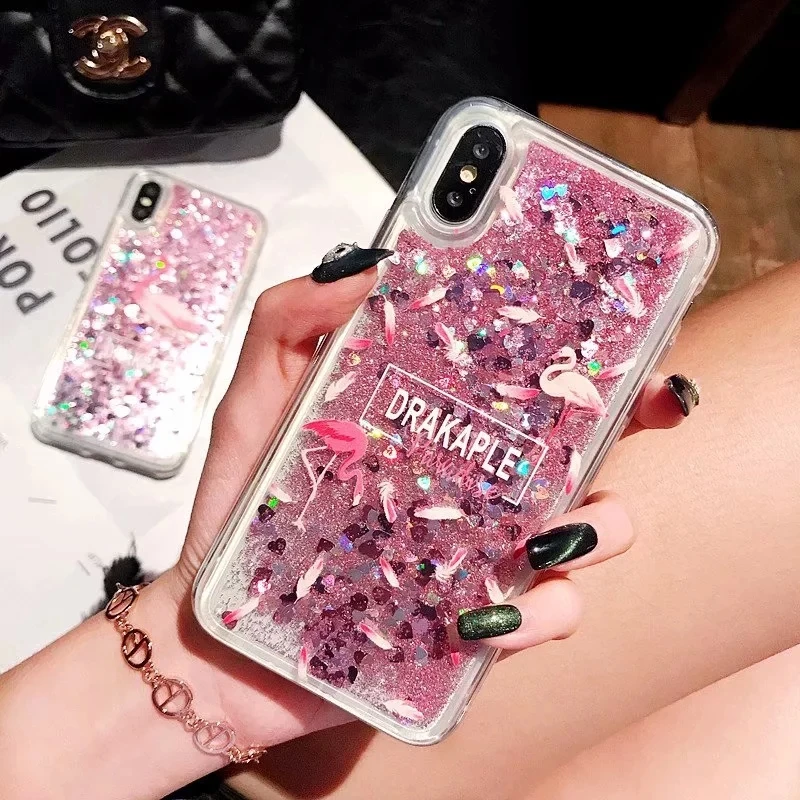 Динамический Жидкий чехол единорога для Samsung S8 S9 S10 S20 Plus S7 Edge A10 A10S A20 A20S A30 A30S A40 A50 A70