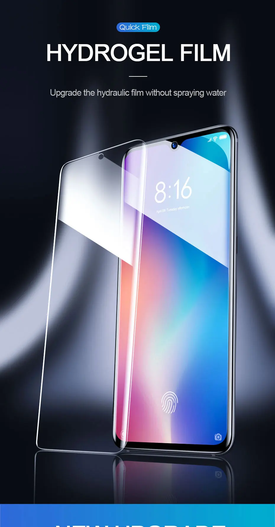500D Защита экрана для Xiaomi Redmi Note 8 7 6 Pro 8T 7A 8A Гидрогелевая пленка для Redmi 7 7A 8 6 K20 Pro Полное покрытие стеклянная пленка