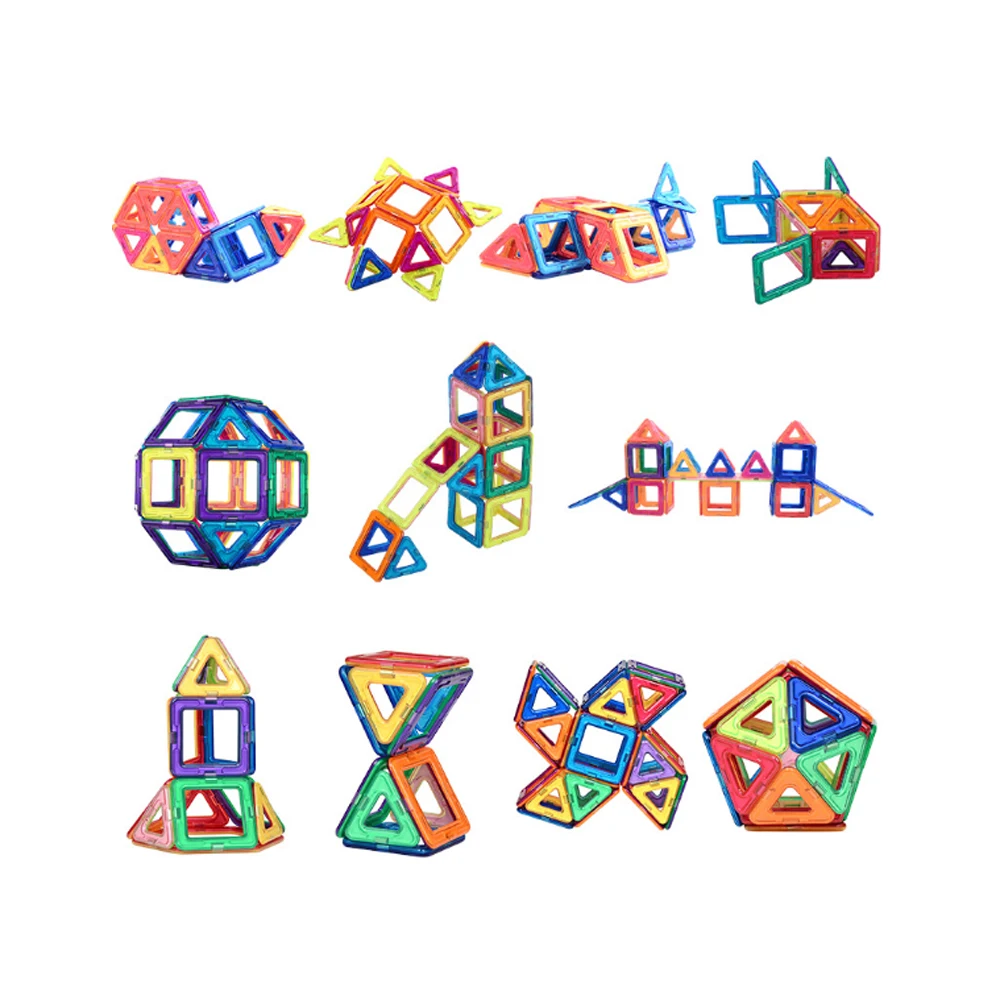 40 шт магнитные строительные блоки 3D Магнитные плитки набор magna | Спорт и