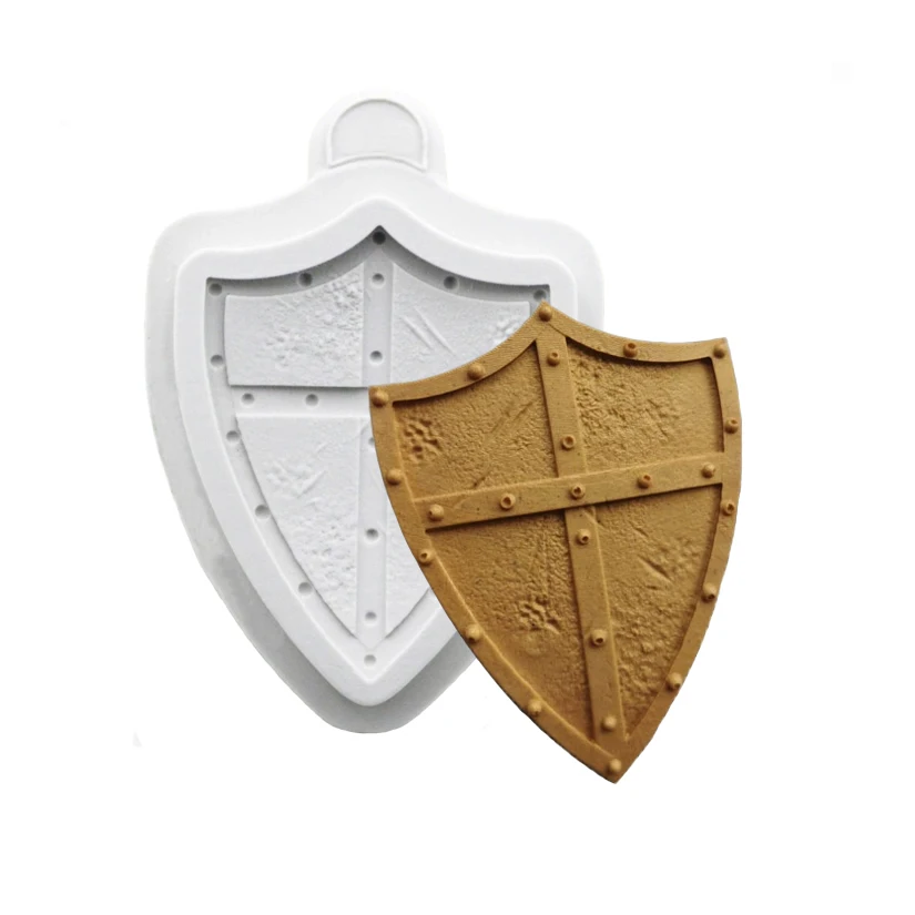 Герой войны щит Форма Силиконовые Sugarcraft плесень инструменты для украшения