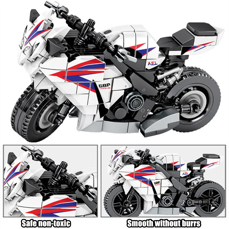SEMBO Block City Speed Motorbike Model Building Blocks Technic Motorcycle Creator Motor Car Bricks Educational Toy for Boys | Игрушки и