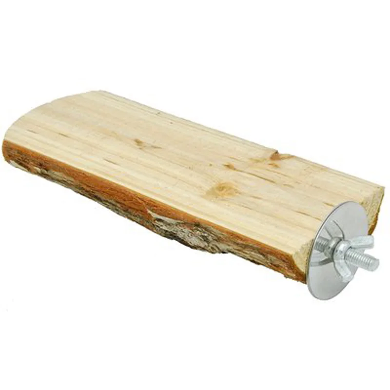 

Pet Bird Parrot Wooden Stand Platform Wooden Squirrel Parrot Bird Perch Stand Platform Pet Bird Hanging Budgie Parakeet Toy
