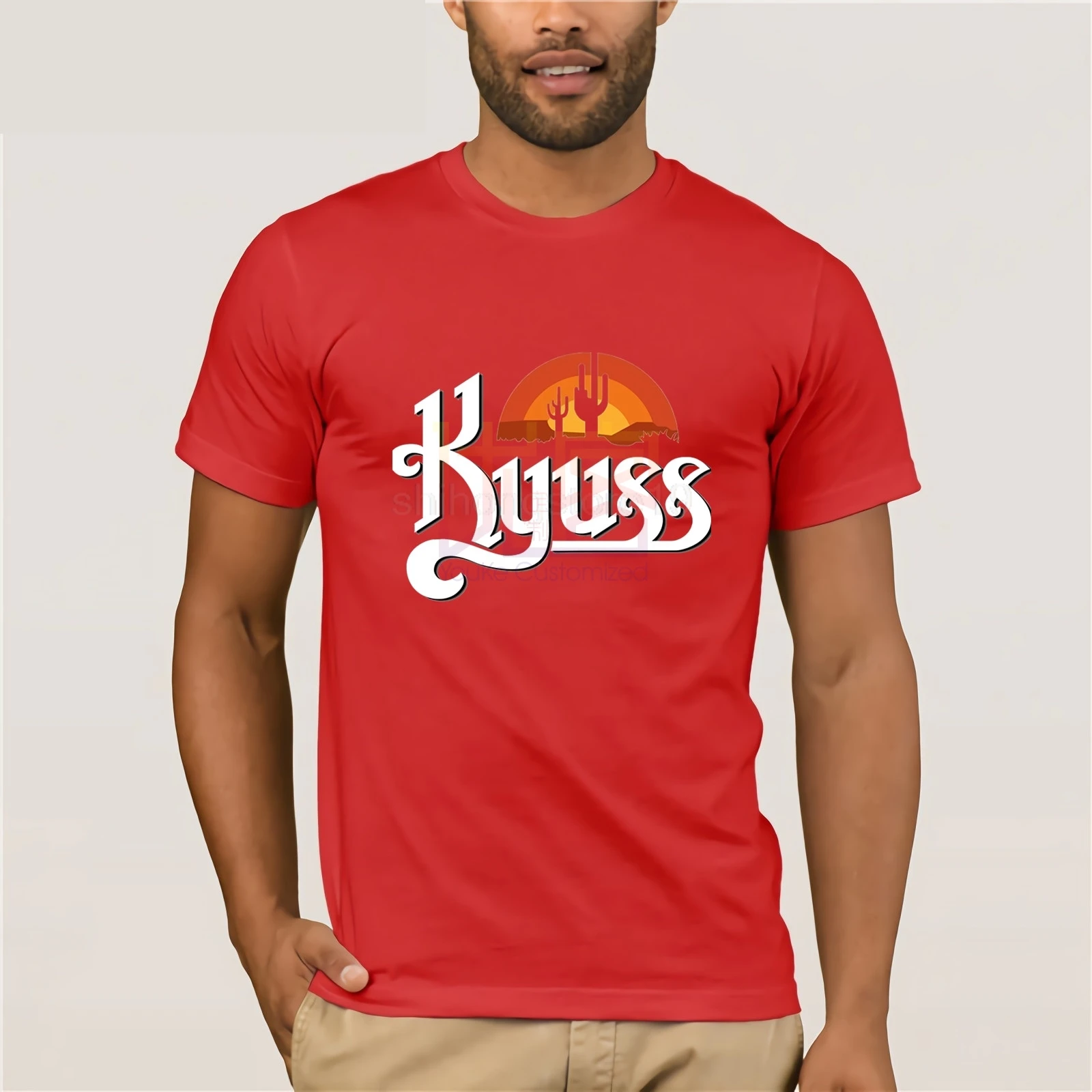 Stoner Rock Southern Bnad футболка Kyuss модные повседневные футболки Летние Homme Camiseta уличная