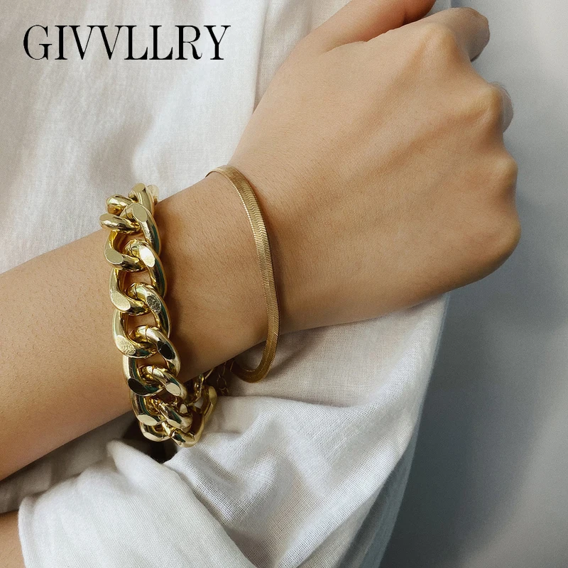 Стимпанк массивные браслеты на цепочке для женщин и мужчин ювелирные изделия