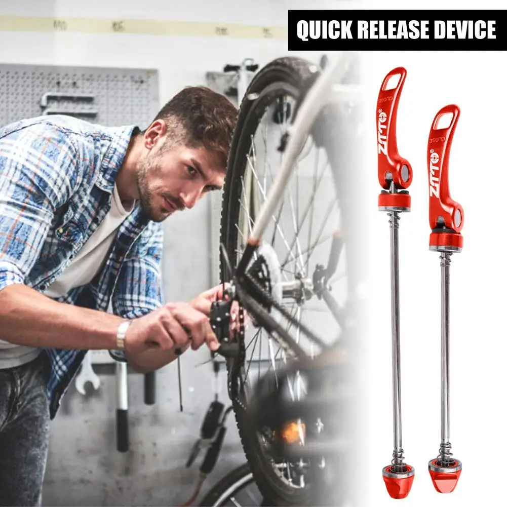 

2PCS Titanium Alloy Quick Release Levers Durable Rods For Mountain Bike Wheelset Quick Release Lever Gear Hub Fixed Axle Rod