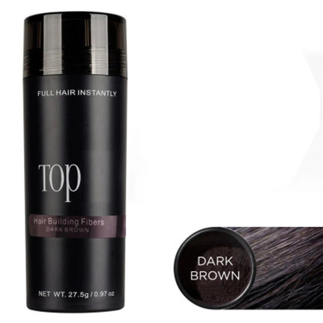 

Authentic Keratin Hair Fibers Spray 27.5g Colorful Powder Hair Loss Building Hairline Optimizer Dense Hair Growth Black Brown
